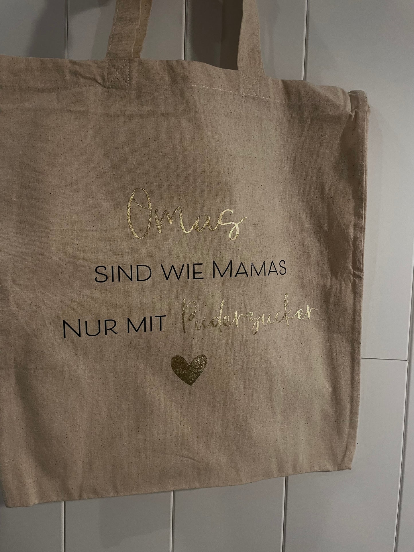 Jutebeutel „ Omas „