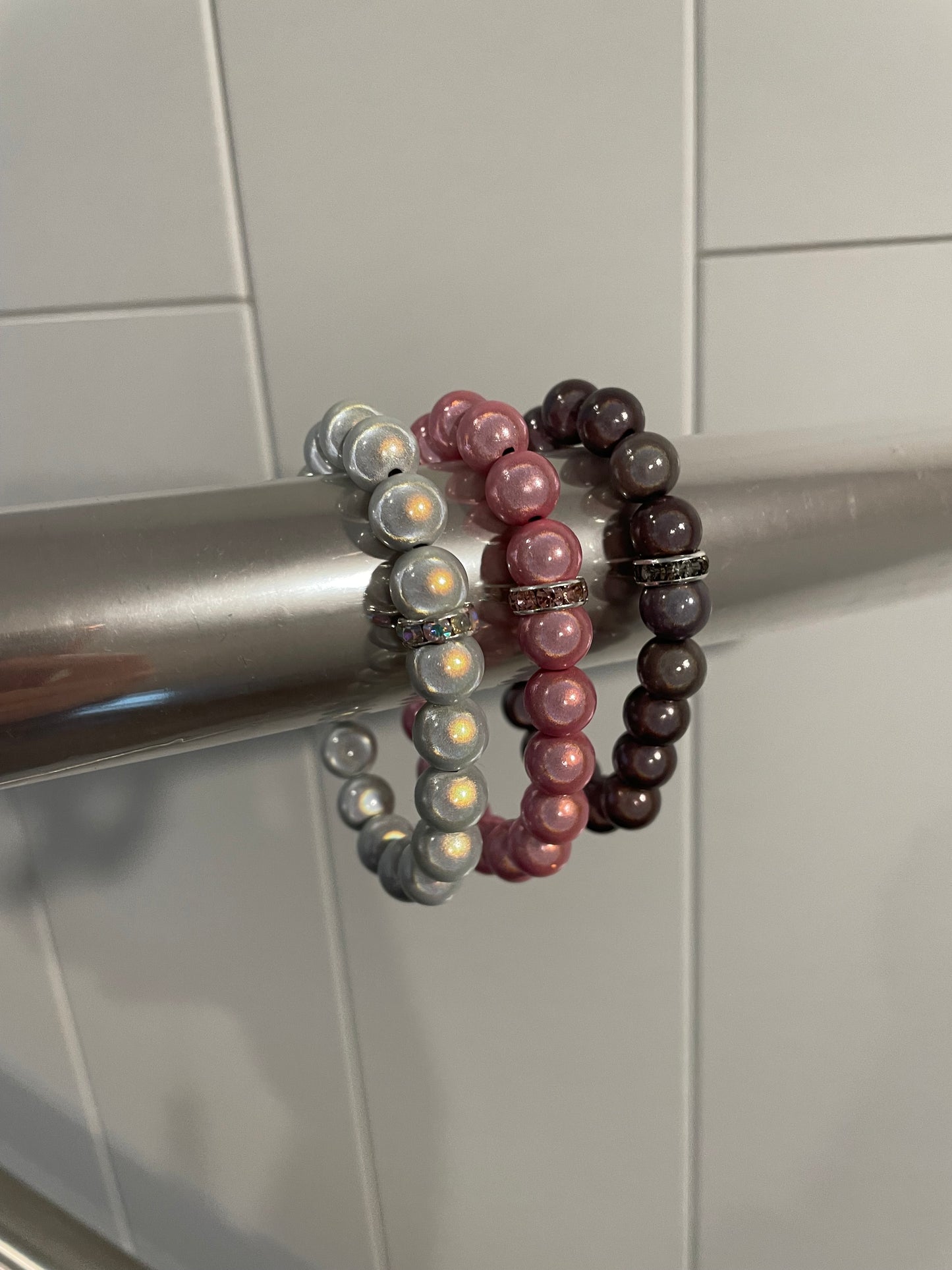 Glitzerring Magic Pearls Armband