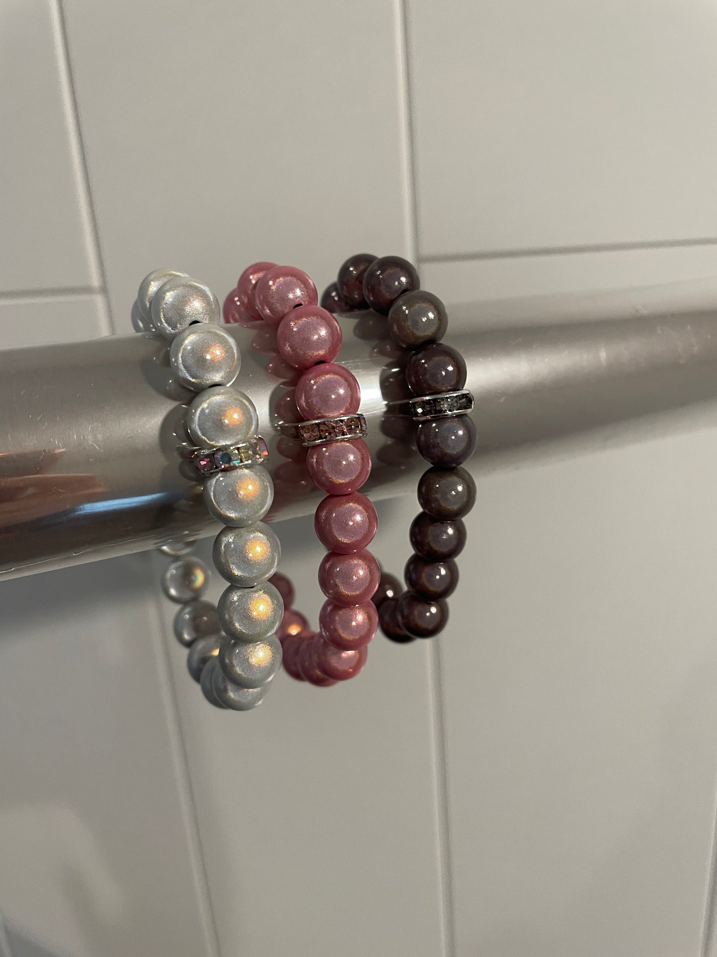 Glitzerring Magic Pearls Armband