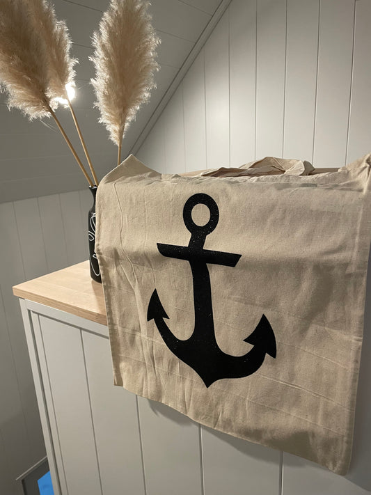Jutebeutel „Anker“