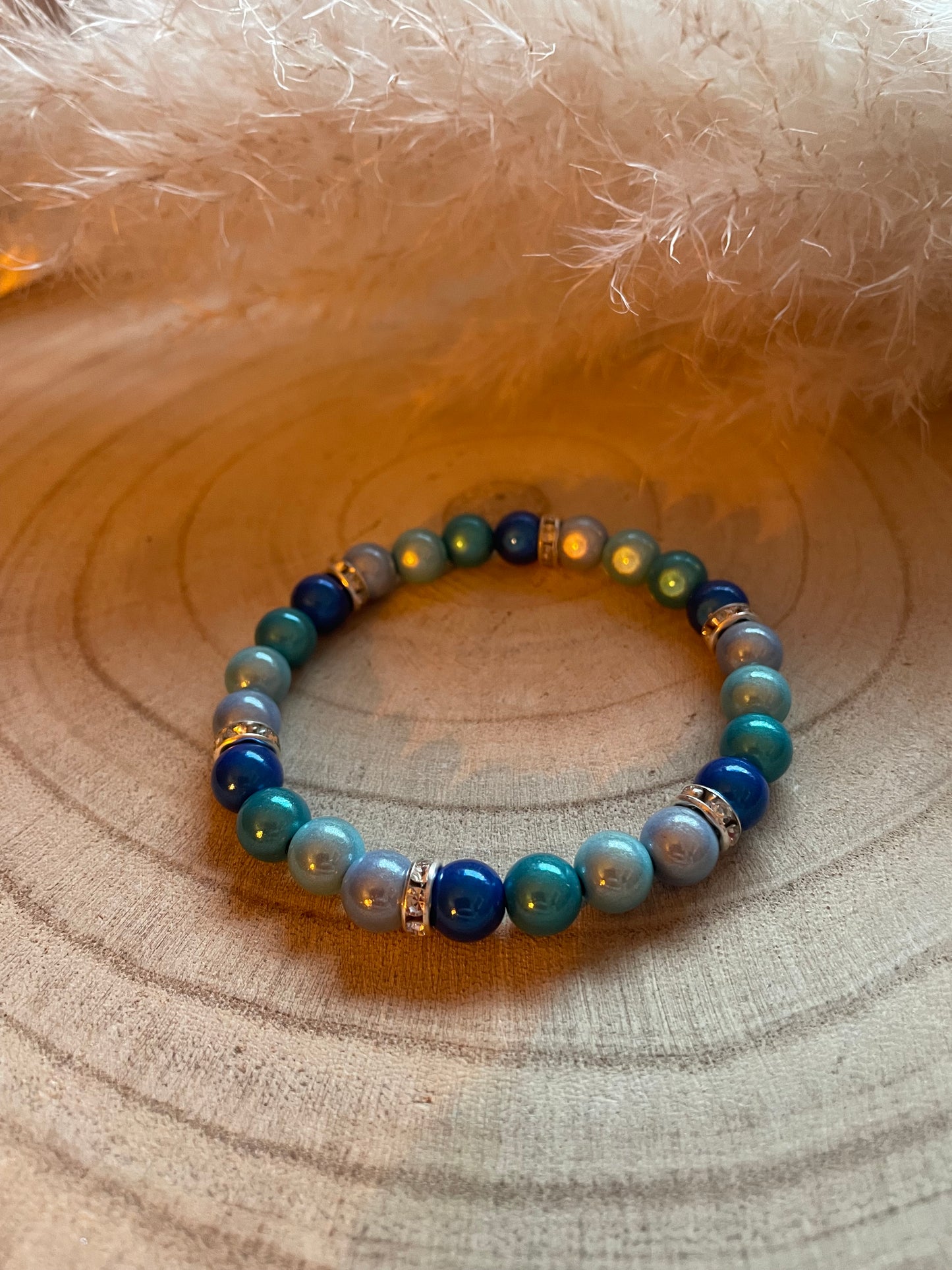 Miracle Armband 8mm „Ocean“