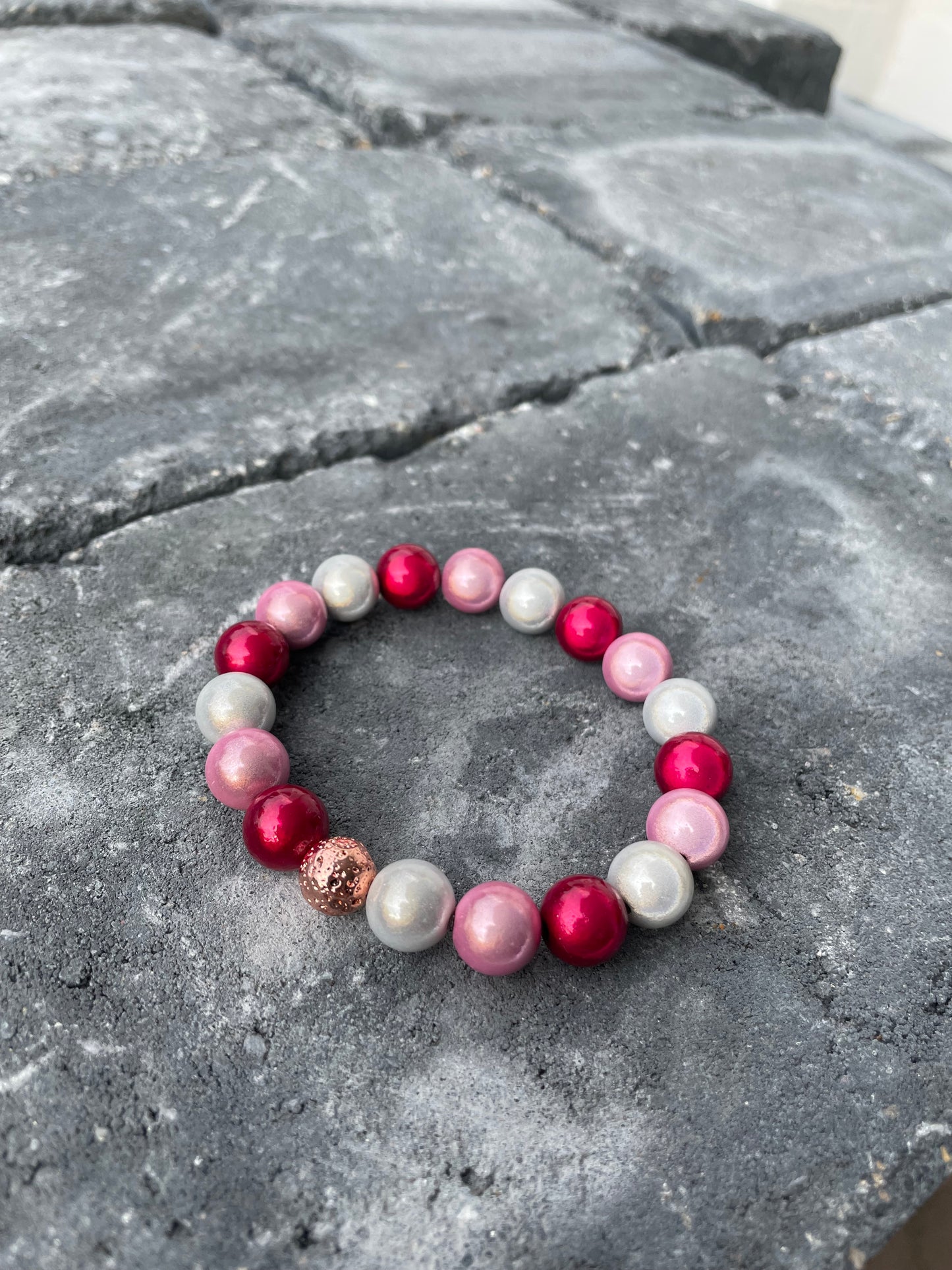 Magic Pearls Armband „10mm“ - Barbie