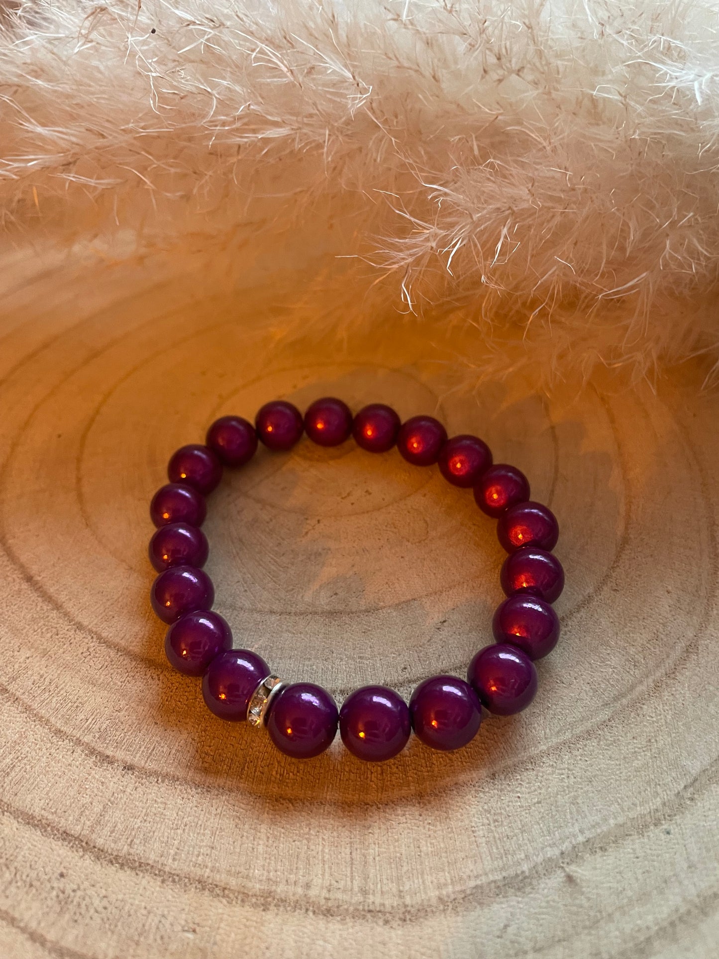 Miracle Armband 10mm „Glitzerring“