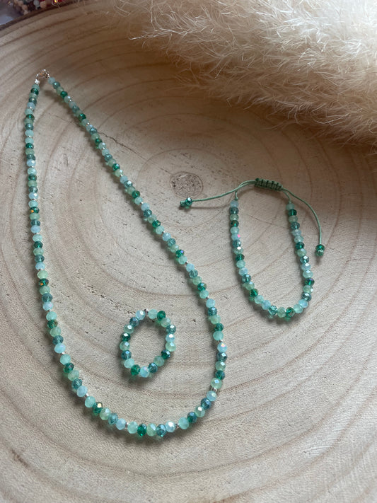 Schmuck Set „Green“