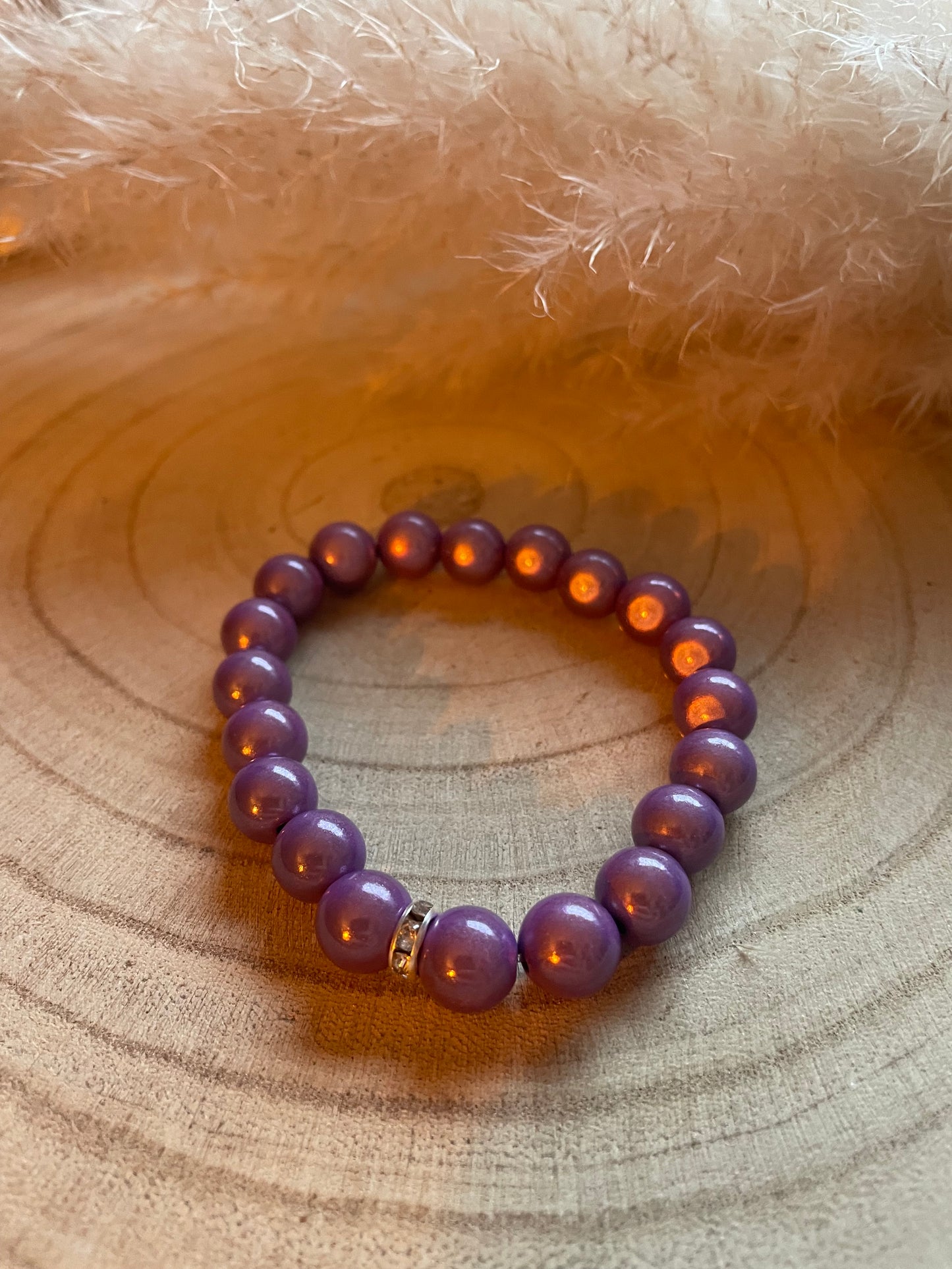 Miracle Armband 10mm „Glitzerring“
