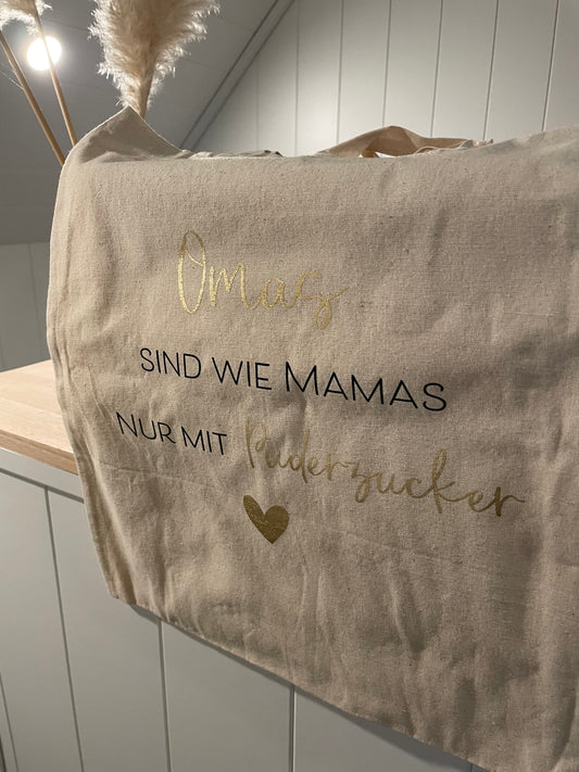 Jutebeutel „ Omas „
