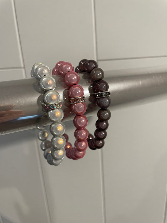 Glitzerring Magic Pearls Armband